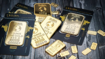 Harga Emas Global Turun Tajam