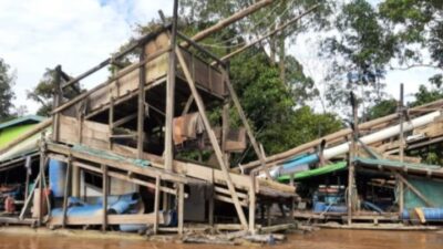 Tambang Emas Ilegal Ancam Pencemaran Lingkungan di Kabupaten Sanggau, Kalimantan Barat