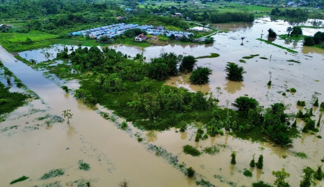 BNPB: Bencana Banjir Landa Donggala, Pekanbaru, dan Sorong